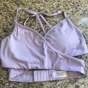 Alphalete Wrap Around Lilac Sports Bra